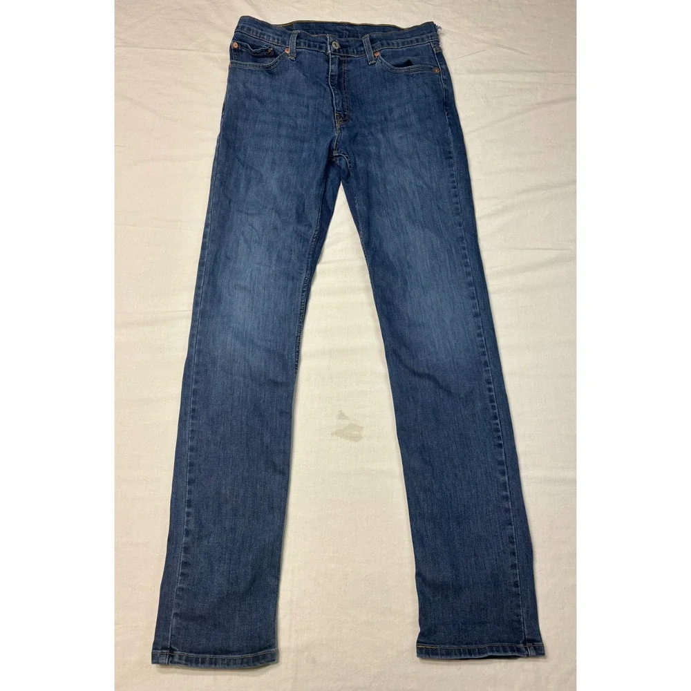 Levis 511 Slim Fit Blue Jeans Mens 34x36 Medium Wash Denim Pants